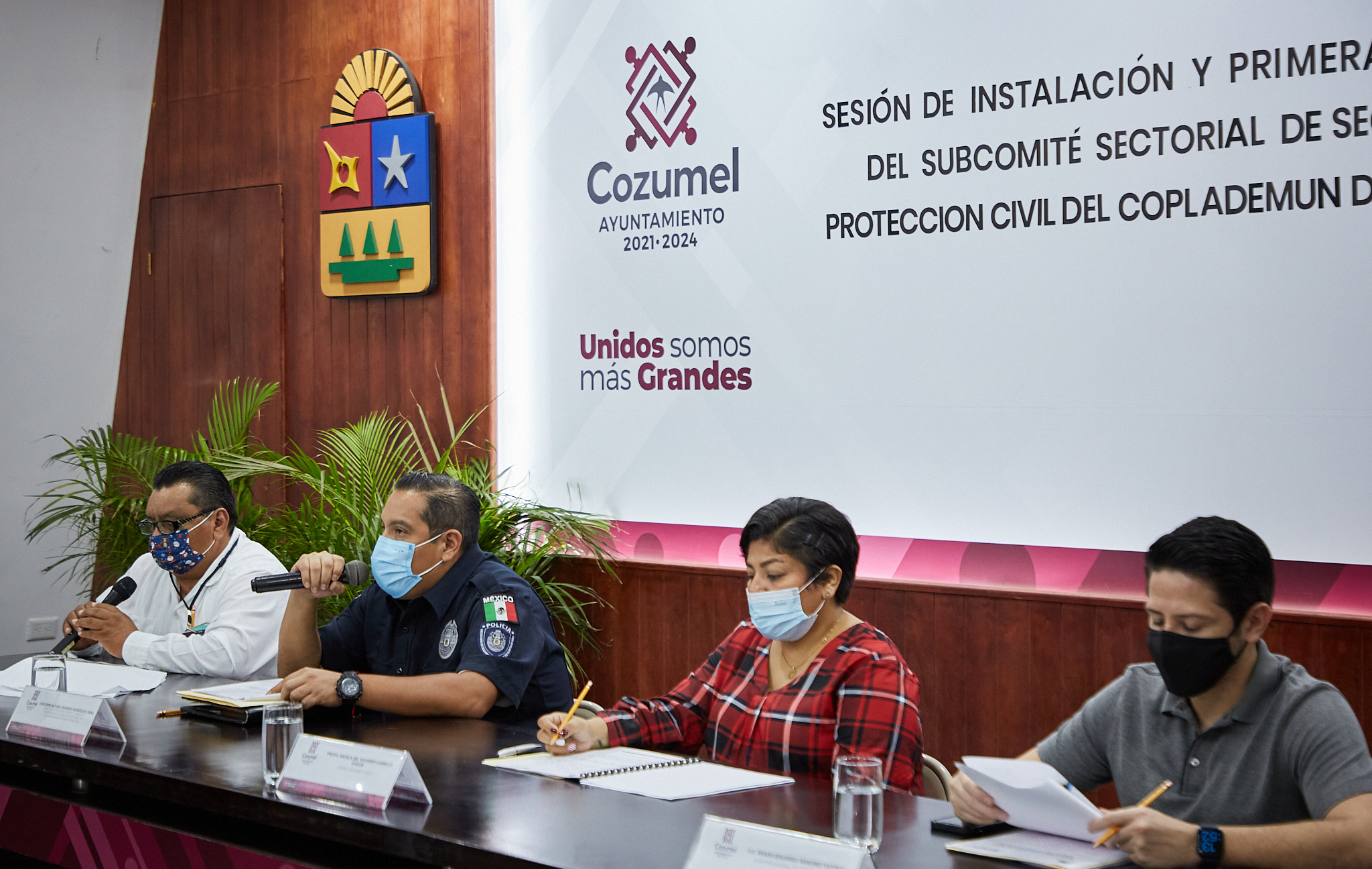GOBIERNO DE COZUMEL INSTALA SUBCOMITÉ DE SEGURIDAD PÚBLICA Y PROTECCIÓN  CIVIL - Ayuntamiento de Cozumel