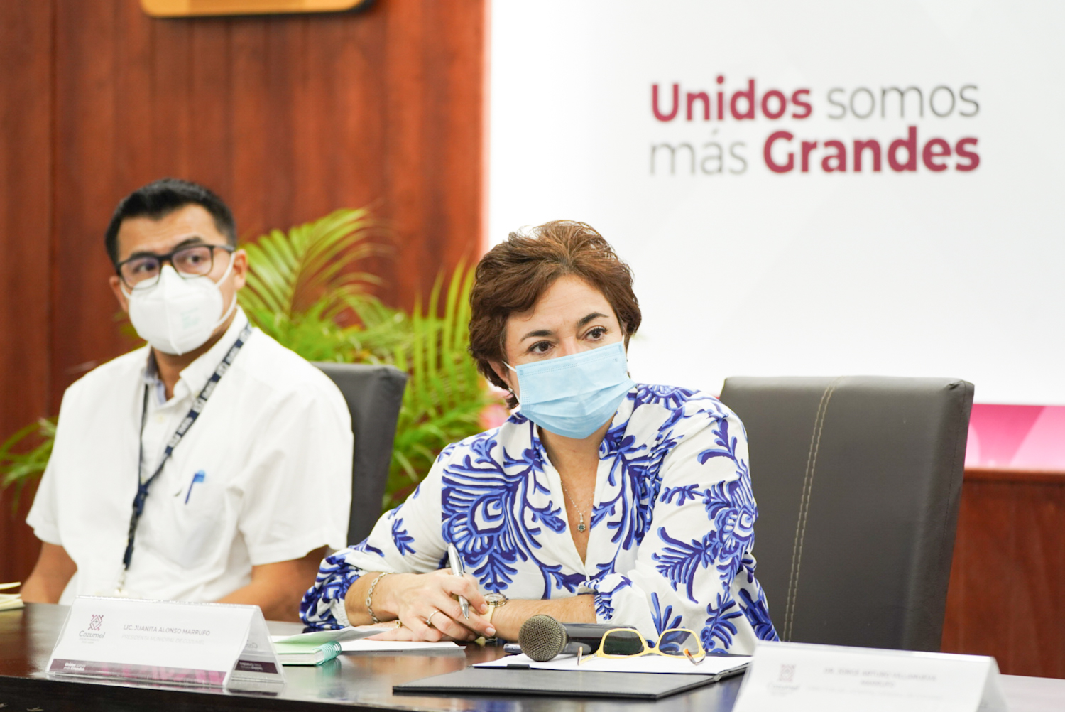 JUANITA ALONSO SOSTIENE REUNIÓN DE SALUD POR COVID19 - Ayuntamiento de  Cozumel