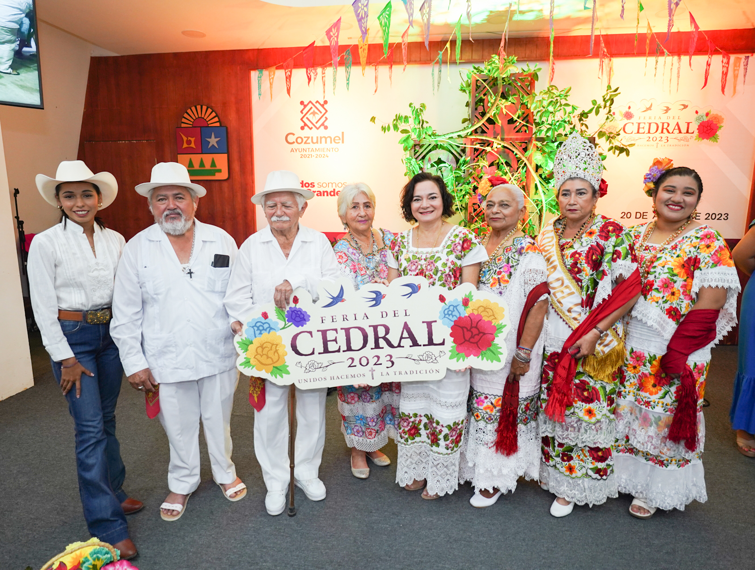 TODO LISTO PARA LA MAGNA CORONACIÓN Y EVENTOS CULTURALES DE LA FIESTA DE EL  CEDRAL - Ayuntamiento de Cozumel