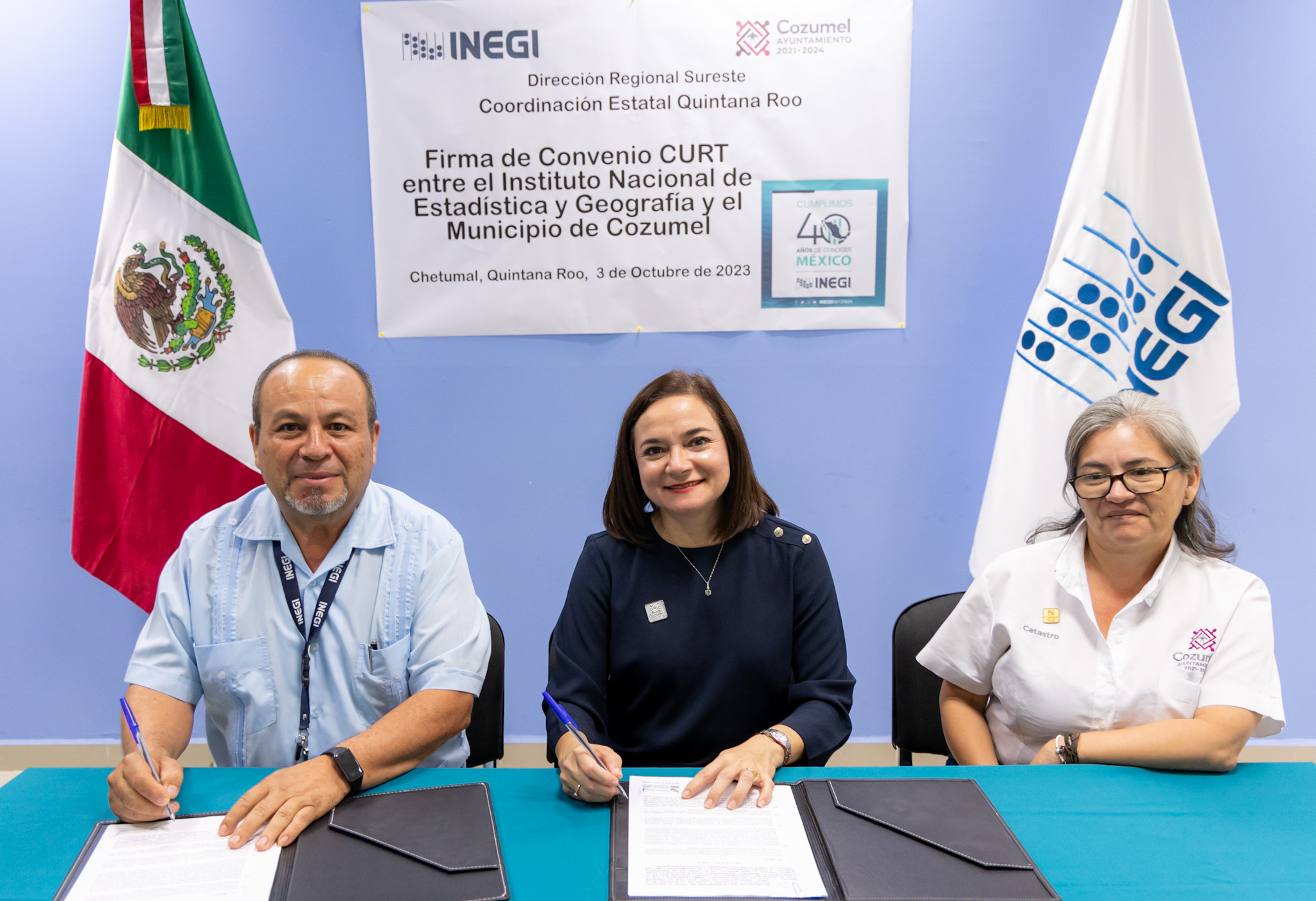 JUANITA ALONSO FIRMA CONVENIO DE COLABORACIÓN CON EL INEGI PARA LA ...